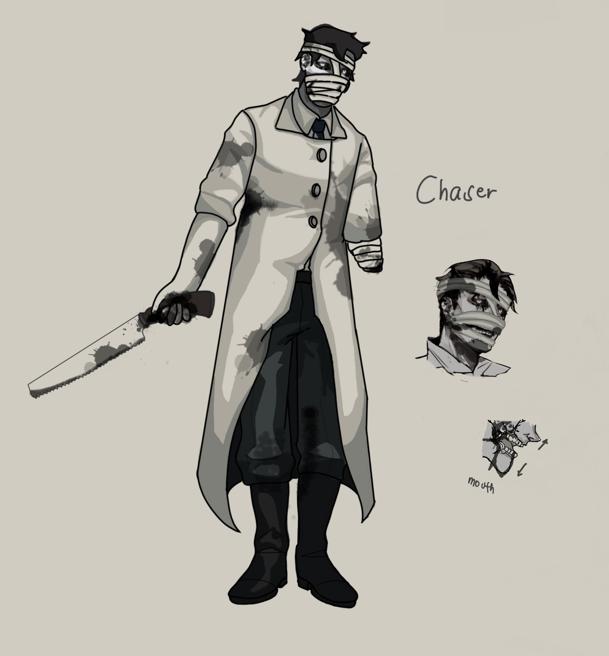Chaser Character Design